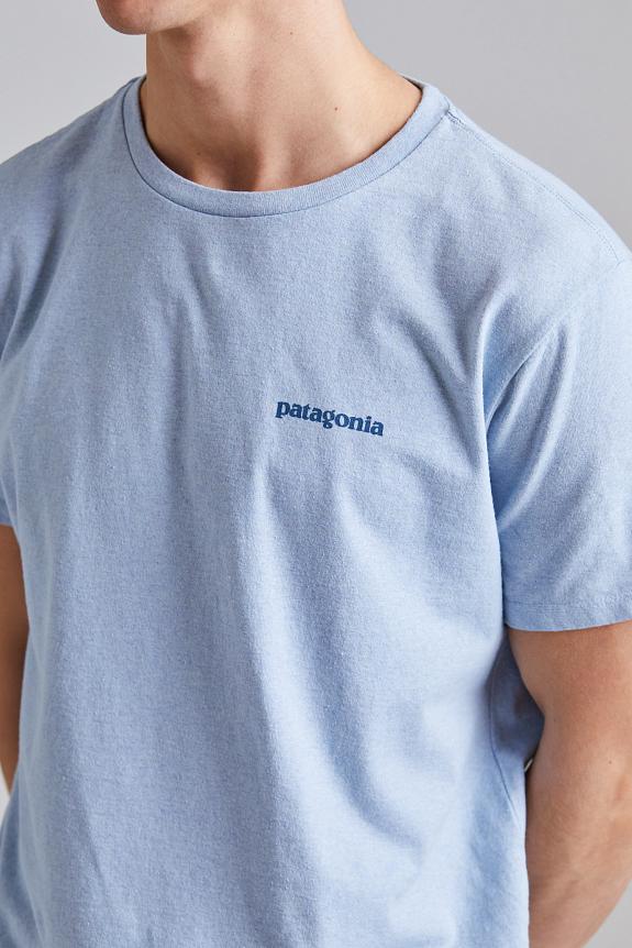 Patagonia Fitz Roy Icon Responsibili-Tee Fleck Blue-3